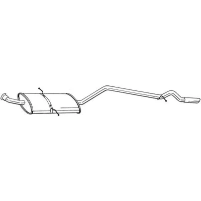 Billede af BOSAL 291 429 Lydpotte MERCEDES BENZ: A klasse