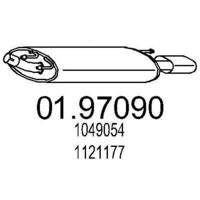 Billede af MTS 01.97090 Lydpotte 810
