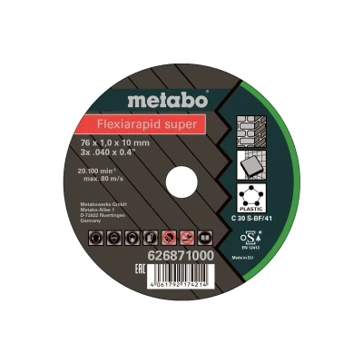 Billede af METABO FLEXIARAPID SUPER 626871000 Skæreskive, vinkelsliber 76 1 20100