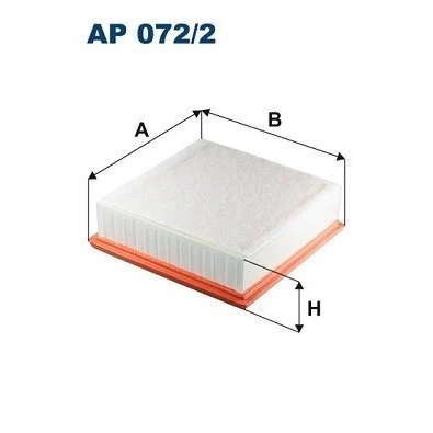 Billede af FILTRON AP 072/2 Luftfilter 57 203 213 Filterindsats OPEL: Corsa D Hatchback