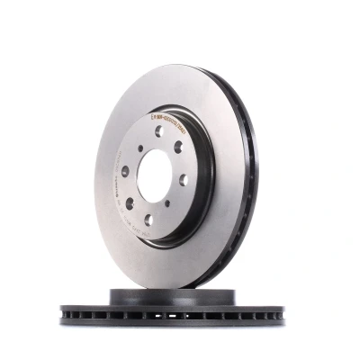 Billede af BREMBO 09.C934.11 Bremseskiver 256 22 4 indvendigt ventileret coatet med skruer SUZUKI: SWIFT
