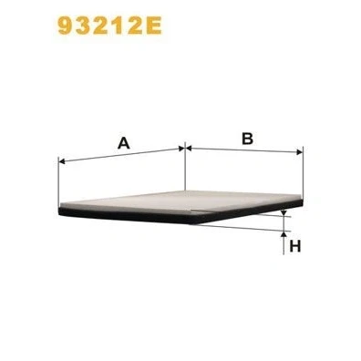 Billede af WIX FILTERS 93212E Kabinefilter Partikelfilter 322 235 26