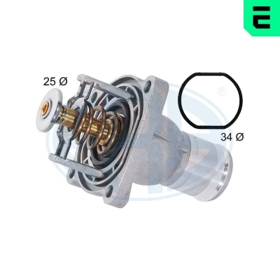 Billede af ERA 350587A Termostat 92 med pakning Metal hus OPEL: Astra H Caravan, Corsa D Hatchback, Zafira B