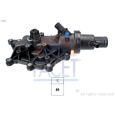 Billede af FACET 7.8509 Termostat 89 Made in Italy OE Equivalent med pakning RENAULT: CLIO 2