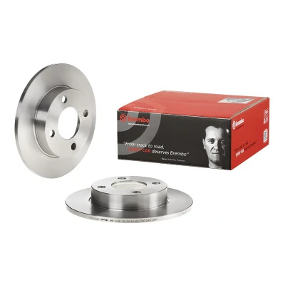 Billede af BREMBO 08.5213.10 Bremseskiver 245 10 4 fuldstændigt AUDI: 80 B4 Sedan, B3, 90 B3
