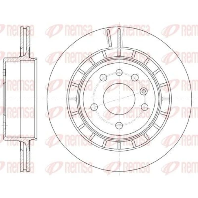 Billede af REMSA 6861.10 Bremseskiver bagaksel 300, 300 20 5 ventileret SAAB: 9 Stationcar, Sedan