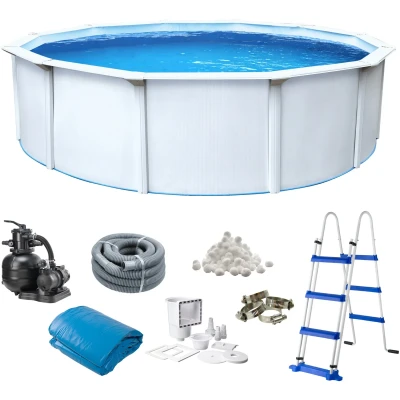 Billede af Swim &amp; Fun Classic Pool Round Ø460 x 120 cm, White