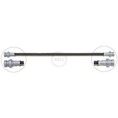 Billede af A.B.S. SL 3219 Bremseslange 355 INN M10x 1.0 MITSUBISHI: L300 / Delica III Bus, Van, L200 II Pick up