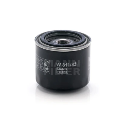 Billede af MANN filter W 811/83 Oliefilter 3/4 16 UNF med en returløbs stop ventil Påskruet NISSAN: MICRA 1