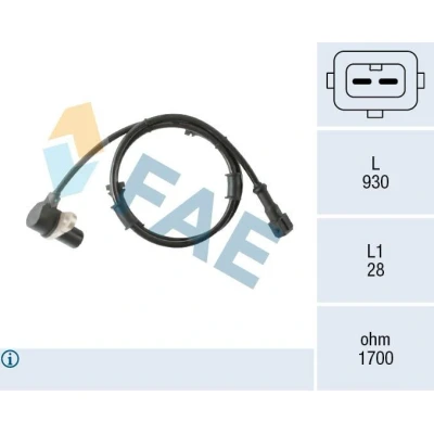 Billede af FAE 78579 ABS Sensor Induktiv 2 930 VOLVO: V40 Stationcar, S40 I
