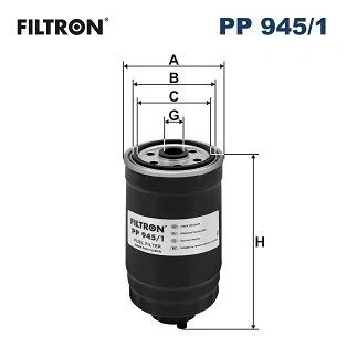 Billede af FILTRON PP 945/1 Brændstoffilter Påskruet filter CHRYSLER: VOYAGER 4