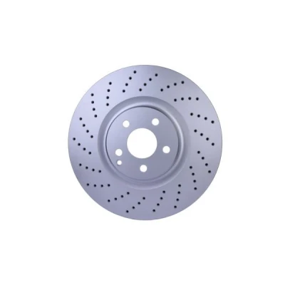 Billede af HELLA PRO High Carbon 8DD 355 127 961 Bremseskiver 360 36 05/06 112 indvendigt ventileret, hullet coatet højkarboniseret uden hjulbolte, hjulnav