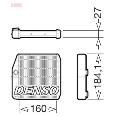 Billede af DENSO DRR09076 Varmeveksler
