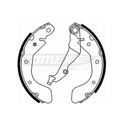 Billede af TOMEX brakes TX 21 93 Bremsebakker bagaksel 200 36 CHEVROLET: Aveo Hatchback, Spark, / Kalos Hatchback