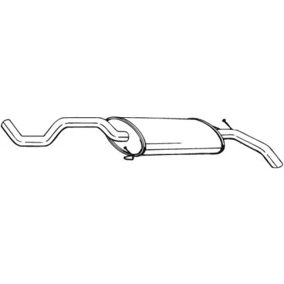 Billede af BOSAL 281 377 Lydpotte VOLKSWAGEN: Polo III Variant