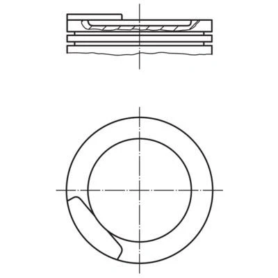 Billede af Stempel MAHLE ORIGINAL 011 08 11