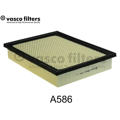 Billede af DAVID VASCO A586 Luftfilter 58mm 240mm 324mm rektangulær Filterindsats med integreret gitter TOYOTA: Hilux VIII Pick up