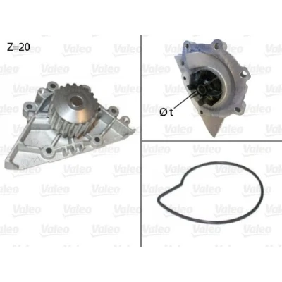 Billede af VALEO 506720 Vandpumpe med pakninger uden låg PEUGEOT: 406 Sedan, 206 Hatchback, 307 CITROËN: C4 I Hatchback