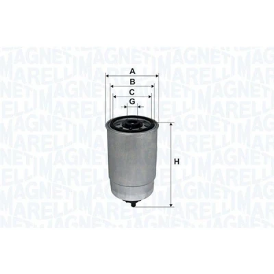 Billede af MAGNETI MARELLI 153071760102 Brændstoffilter med vandsensor Diesel IVECO: DAILY 4 Kasten/Kombi, 3, JEEP: Cherokee III