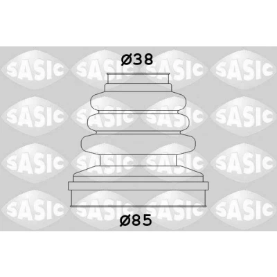 Billede af SASIC 2873803 Drivakselmanchet gearkasse monteret CITROËN: C5 I Hatchback
