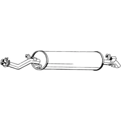 Billede af BOSAL 278 093 Lydpotte MERCEDES BENZ: W123 Coupe, Sedan