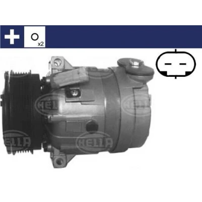 Billede af MAHLE ORIGINAL ACP 320 000S Kompressor V5 12 PAG 150 R 134a med tætningsring