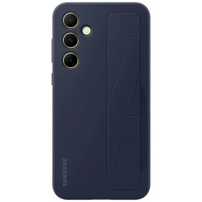 Billede af Samsung Standing Silikone Back Cover Blå Galaxy A55 5G