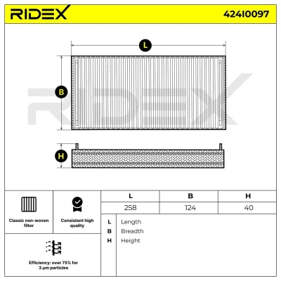 Billede af MANN FILTER CU 2745 2 Kabinefilter Partikelfilter 265 124 40 MERCEDES BENZ: S klasse Coupe, Sedan, E Sedan