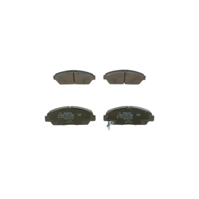 Billede af BOSCH 0 986 424 289 Bremseklodser Low Metallic med akustisk advarsel for slid anti knirke plade HONDA: PRELUDE V, 4
