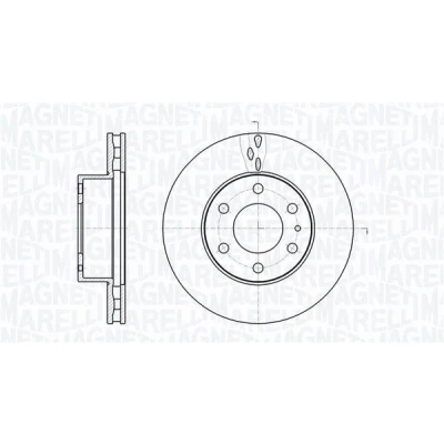 Billede af Bremseskive MAGNETI MARELLI 361302040482