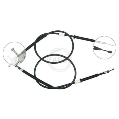 Billede af A.B.S. K17282 Håndbremsekabel 1355 Tromlebremse OPEL: Astra G Caravan, Zafira A, CC