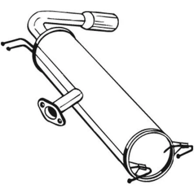 Billede af BOSAL 228 467 Lydpotte TOYOTA: RAV4 II SUV