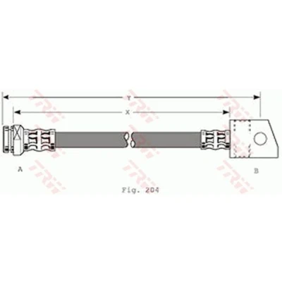Billede af TRW PHA347 Bremseslange 480 M10x1
