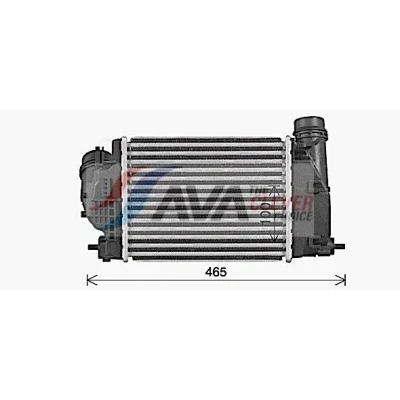 Billede af PRASCO DN4469 Intercooler med lynkobling NISSAN: X Trail