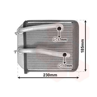 Billede af VAN WEZEL 32006260 Varmeveksler med tilbehør *** IR PLUS