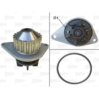 Billede af VALEO 506704 Vandpumpe 18 med pakninger låg PEUGEOT: 207 Hatchback, SW, 206 CITROËN: C3 I Saxo Hatchback