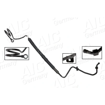 Billede af AIC 58280 Hydraulikslange, styretøj fra hydraulikpumpe til tandstang VOLKSWAGEN: Passat B5 Sedan, GP AUDI: A4 Avant