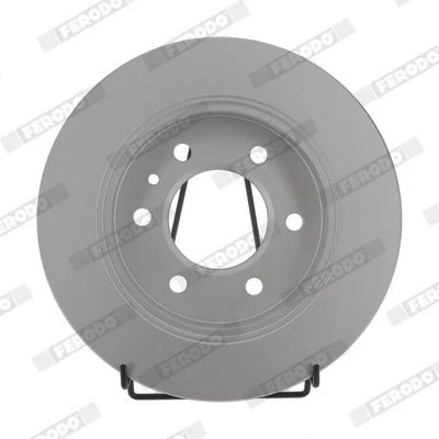 Billede af FERODO Bremseskive MERCEDES BENZ: Sprinter 3.5 t Van, Tourer, 3 Van 298mm 18mm 6 15.3 fuldstændigt coatet DDF2984C