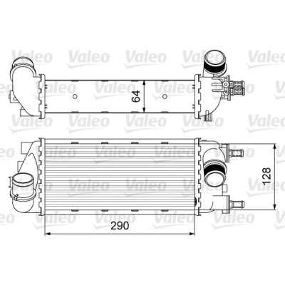 Billede af VALEO 818585 Intercooler uden EGR ventil
