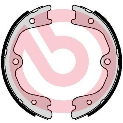 Billede af BREMBO S 56 552 Håndbremseklodser