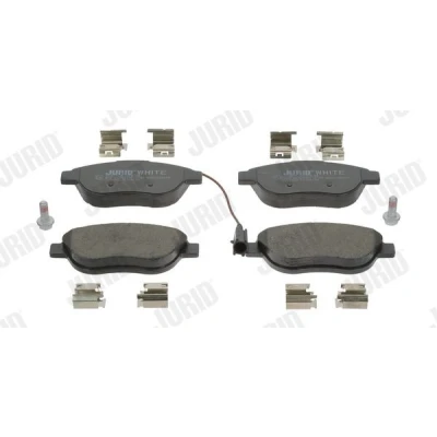 Billede af Jurid 573075JC Bremseklodser White Low Dust Keramik Inkl. slidadvarselskontakt FIAT: Grande Punto Hatchback, Evo Hatchback