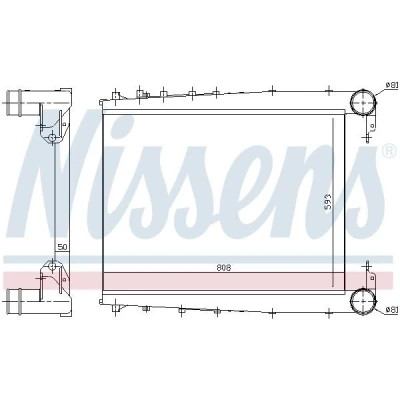 Billede af NISSENS 97070 Intercooler