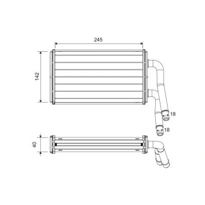 Billede af VALEO 811599 Varmeveksler