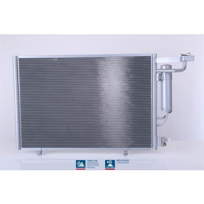Billede af NISSENS 940500 Kondensator med tørrer Aluminium 570 R 134a FORD: FIESTA 6
