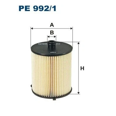 Billede af FILTRON PE 992/1 Brændstoffilter Filterindsats TOYOTA: Yaris III Hatchback, Van