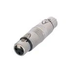 Billede af XLR Adapter 3 Pin Hun Sølv
