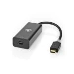 Billede af USB adapter 3.2 Gen 1 Type C Han Mini DisplayPort 0.20 m Runde Guldplateret PVC Anthracite Window Box