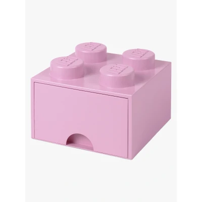 Billede af LEGO Opbevaringsklods 4, Lyserød