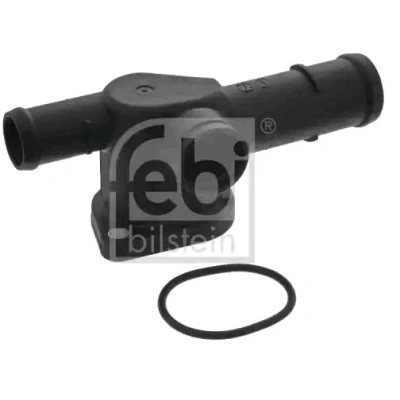 Billede af FEBI BILSTEIN 48365 Kølemiddelflange plastik med pakning VOLKSWAGEN: Golf 5, Passat B6 Variant, Sedan, SEAT: Altea, Leon II Hatchback