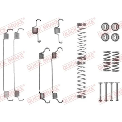 Billede af QUICK BRAKE 105 0835 Tilbehørssæt, bremsebakker CITROËN: C3 I Hatchback, III, II, PEUGEOT: 208 Hatchback